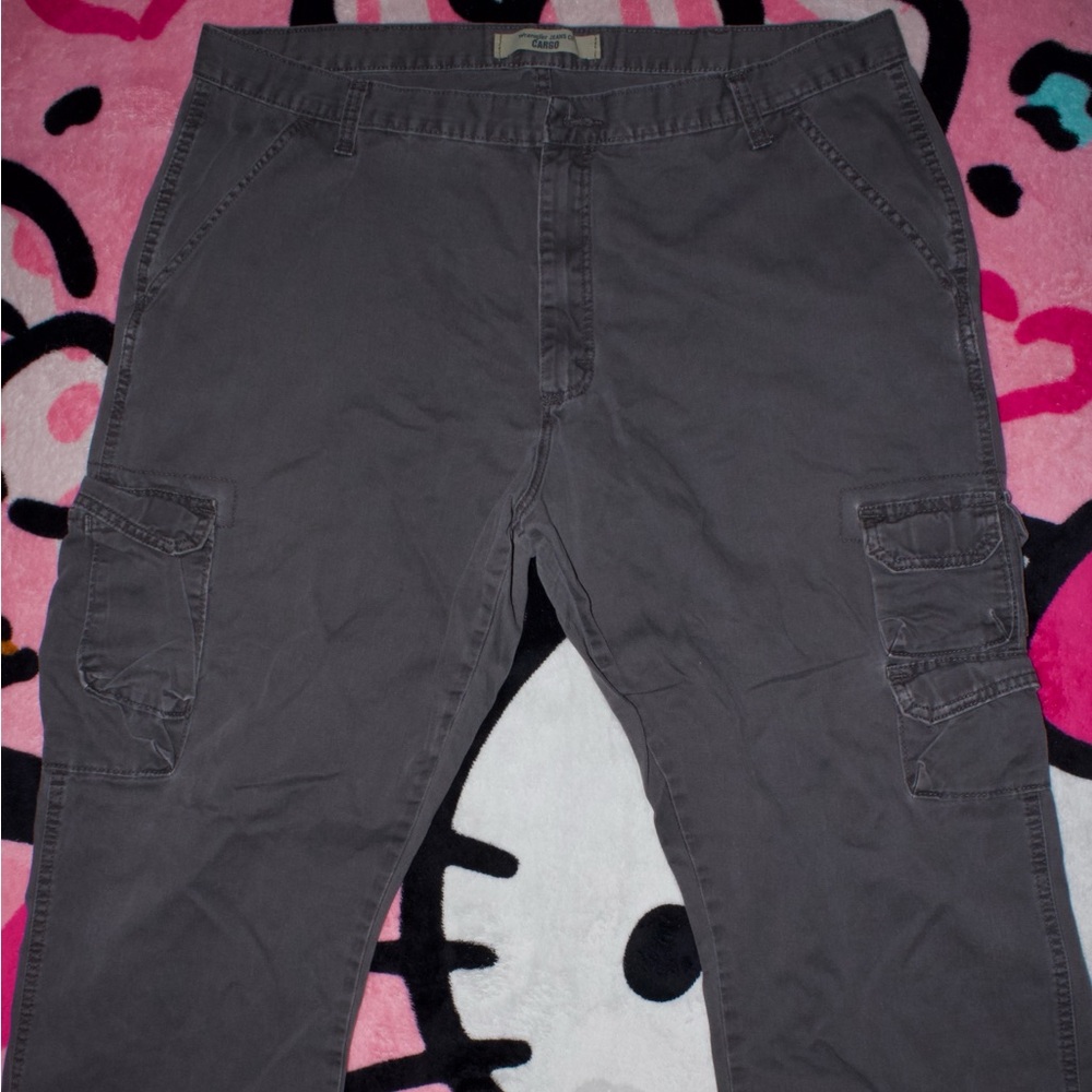 Wrangler Gray Cargo Pants